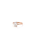 Baikalla Sterling Silver Moissanite Ring 14k Rose Gold Moissanite 1CT Oval Engagement Ring
