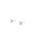Baikalla Jewelry Gold Gemstone Earrings 18k Classic White Gold Natural Diamond Earrings