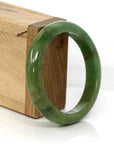 Baikalla Jewelry Jadeite Jade Bangle Bracelet Genuine Burmese High End Deep Green Jadeite Jade Bangle Bracelet (56.52 mm)