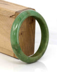 Baikalla Jewelry Jadeite Jade Bangle Bracelet Genuine Burmese High End Deep Green Jadeite Jade Bangle Bracelet (56.52 mm)