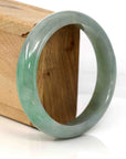 Baikalla Jewelry Jade Bangle Genuine Burmese Green Jadeite Jade Bangle Bracelet ( 62.35 mm)