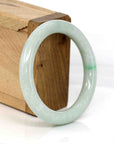 Baikalla Jewelry Jadeite Jade Bangle Bracelet Genuine Burmese Green Jadeite Jade Bangle Bracelet (53.33 mm)