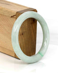Baikalla Jewelry Jadeite Jade Bangle Bracelet Genuine Burmese Green Jadeite Jade Bangle Bracelet (53.33 mm)