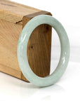Baikalla Jewelry Jadeite Jade Bangle Bracelet Genuine Burmese Green Jadeite Jade Bangle Bracelet (53.33 mm)