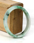 Baikalla Jewelry Jadeite Jade Bangle Bracelet Baikalla Genuine Burmese Green Jadeite Jade Oval Bangle (59.26 mm)