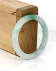Baikalla Jewelry Jadeite Jade Bangle Bracelet Baikalla Genuine Burmese Ice Green Jadeite Jade Oval Bangle (52.83 mm)