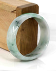 Baikalla Jewelry Jadeite Jade Bangle Bracelet Baikalla Genuine Burmese Green Jadeite Jade Oval Bangle (59.70 mm)