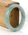 Baikalla Jewelry Jadeite Jade Bangle Bracelet Genuine Burmese Green Jadeite Jade Bangle Bracelet (54.57 mm)