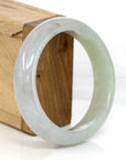 Baikalla Jewelry Jadeite Jade Bangle Bracelet Genuine Burmese Lavender Green Jadeite Jade Bangle Bracelet (58.32 mm)