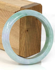 Baikalla Jewelry Jadeite Jade Bangle Bracelet Genuine Burmese Lavender Green Jadeite Jade Bangle Bracelet (54.66 mm)