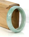 Baikalla Jewelry Jadeite Jade Bangle Bracelet Baikalla Classic Green Natural Jadeite Jade Bangle (56.38 mm )