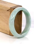 Baikalla Jewelry Jadeite Jade Bangle Bracelet Baikalla Classic Green Natural Jadeite Jade Bangle (56.38 mm )