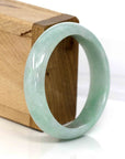 Baikalla Jewelry Jadeite Jade Bangle Bracelet Baikalla Classic Green Natural Jadeite Jade Bangle (56.38 mm )
