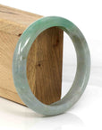 Baikalla Jewelry Jade Bangle Genuine Burmese Green Jadeite Jade Bangle Bracelet ( 62.35 mm)