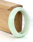 Baikalla Jewelry Jadeite Jade Bangle Bracelet High-quality Lavender-Green Natural Burmese Jadeite Jade Bangle (54.89 mm )