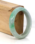 Baikalla Jewelry Jadeite Jade Bangle Bracelet Baikalla Classic Green Natural Jadeite Jade Bangle (56.60 mm )