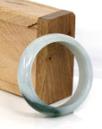 Baikalla Jewelry Jadeite Jade Bangle Bracelet Genuine Burmese Ice Blue Oval Jadeite Jade Bangle (50.95 mm)