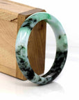 Baikalla Jewelry Jadeite Jade Bangle Bracelet "Classic Bangle" Genuine Burmese Green Jadeite Jade Bangle (56.94 mm )