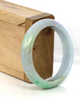 Baikalla Jewelry Jadeite Jade Bangle Bracelet Baikalla Classic Lavender-Green Natural Burmese Jadeite Jade Bangle (54.91 mm )