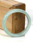 Baikalla Jewelry Jadeite Jade Bangle Bracelet Baikalla Genuine Burmese Green Jadeite Jade Oval Bangle (55.8 mm)
