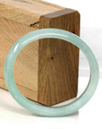 Baikalla Jewelry Jadeite Jade Bangle Bracelet Baikalla Genuine Burmese Green Jadeite Jade Oval Bangle (55.8 mm)