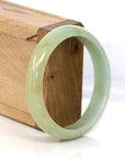 Baikalla Jewelry Jadeite Jade Bangle Bracelet Genuine Burmese Lavender Jadeite Jade Bangle Bracelet (58.53 mm)