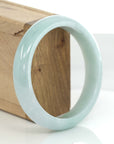 Baikalla Jewelry Jadeite Jade Bangle Bracelet Baikalla "Classic Bangle" Genuine Green Jadeite Jade Bangle ( 58.35 mm )