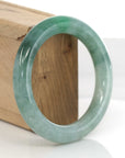 Baikalla Jewelry Jadeite Jade Bangle Bracelet Forest Green Classic Real Jadeite Jade Bangle Bracelet (57.34 mm)
