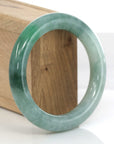 Baikalla Jewelry Jadeite Jade Bangle Bracelet Forest Green Classic Real Jadeite Jade Bangle Bracelet (57.34 mm)