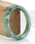 Baikalla Jewelry Jadeite Jade Bangle Bracelet Baikalla "Classic Bangle" Forest Green Genuine Jadeite Jade Bangle ( 59.45 mm )