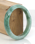 Baikalla Jewelry Jadeite Jade Bangle Bracelet Baikalla "Classic Bangle" Forest Green Genuine Jadeite Jade Bangle ( 59.45 mm )