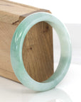 Baikalla Jewelry Jadeite Jade Bangle Bracelet Baikalla "Classic Bangle" Genuine Green Jadeite Jade Bangle ( 58.35 mm )