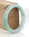 Baikalla Jewelry Jadeite Jade Bangle Bracelet Baikalla "Classic Bangle" Genuine Green Jadeite Jade Bangle ( 58.35 mm )