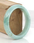 Baikalla Jewelry Jadeite Jade Bangle Bracelet Baikalla "Classic Bangle" Forest Green Genuine Jadeite Jade Bangle ( 59.45 mm )