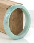 Baikalla Jewelry Jadeite Jade Bangle Bracelet Baikalla "Classic Bangle" Forest Green Genuine Jadeite Jade Bangle ( 59.45 mm )