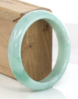 Baikalla Jewelry Jadeite Jade Bangle Bracelet Baikalla "Classic Bangle" Forest Green Genuine Jadeite Jade Bangle ( 59.45 mm )