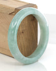 Baikalla Jewelry Jadeite Jade Bangle Bracelet Baikalla "Classic Bangle" Forest Green Genuine Jadeite Jade Bangle ( 59.45 mm )