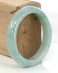 Baikalla Jewelry Jadeite Jade Bangle Bracelet Baikalla "Classic Bangle" Forest Green Genuine Jadeite Jade Bangle ( 59.45 mm )