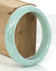 Baikalla Jewelry Jadeite Jade Bangle Bracelet Baikalla "Classic Bangle" Natural Burmese Green Jadeite Jade Bangle ( 58.84 mm )