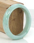 Baikalla Jewelry Jadeite Jade Bangle Bracelet Baikalla "Classic Bangle" Natural Burmese Green Jadeite Jade Bangle ( 58.84 mm )