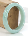 Baikalla Jewelry Jadeite Jade Bangle Bracelet Baikalla "Classic Bangle" Natural Burmese Green Jadeite Jade Bangle ( 58.84 mm )