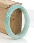 Baikalla Jewelry Jadeite Jade Bangle Bracelet Baikalla "Classic Bangle" Genuine Green Jadeite Jade Bangle ( 58.35 mm )