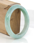 Baikalla Jewelry Jadeite Jade Bangle Bracelet Baikalla "Classic Bangle" Genuine Green Jadeite Jade Bangle ( 58.35 mm )