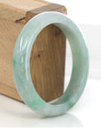 Baikalla Jewelry Jadeite Jade Bangle Bracelet Baikalla "Classic Bangle" Forest Green Genuine Jadeite Jade Bangle ( 59.45 mm )