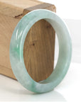 Baikalla Jewelry Jadeite Jade Bangle Bracelet Baikalla "Classic Bangle" Forest Green Genuine Jadeite Jade Bangle ( 59.45 mm )