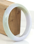 Baikalla Jewelry Jadeite Jade Bangle Bracelet Baikalla Classic Genuine Burmese Lavender Jadeite Jade Bangle Bracelet (63.41 mm)