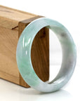 Baikalla Jewelry Jadeite Jade Bangle Bracelet Genuine Burmese Lavender & Green Jadeite Jade Bangle Bracelet (57.63 mm)
