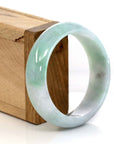 Baikalla Jewelry Jadeite Jade Bangle Bracelet Genuine Burmese Lavender & Green Jadeite Jade Bangle Bracelet (57.63 mm)