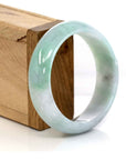 Baikalla Jewelry Jadeite Jade Bangle Bracelet Genuine Burmese Lavender & Green Jadeite Jade Bangle Bracelet (57.63 mm)