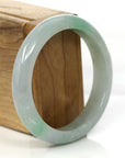 Baikalla Jewelry Jade Bangle Genuine Burmese Green Jadeite Jade Bangle Bracelet (60.51 mm)